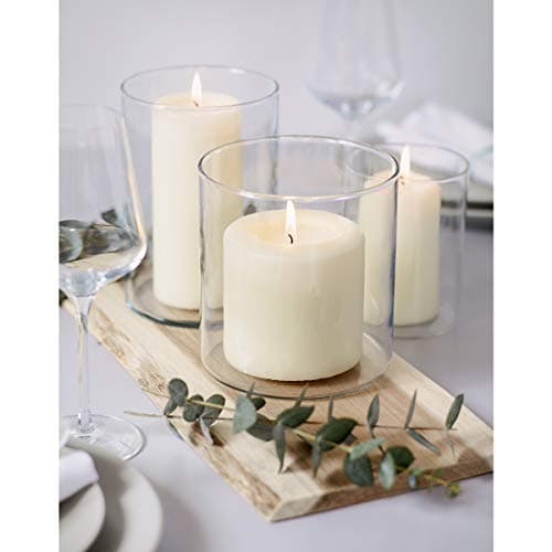 BOLSIUS Ivory Pillar Candles – 2x6 Unscented Set of 20 – Dripless, Smokeless, Clean Burning Decorative Candles