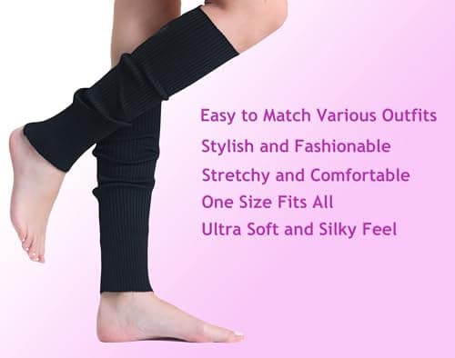 American Made Luxury Knitted Leg Warmers for Women Soft & Cozy
