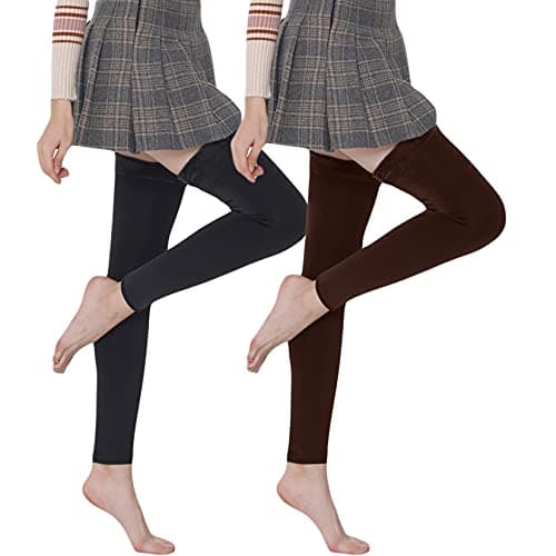 Women's Winter Over Knee Fleece-Lined Leg Warmers