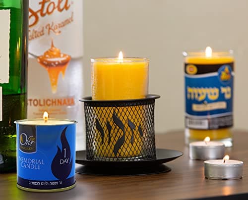 24-Hour Kosher Yahrzeit Candle for Memorial Day (Pack of 48)