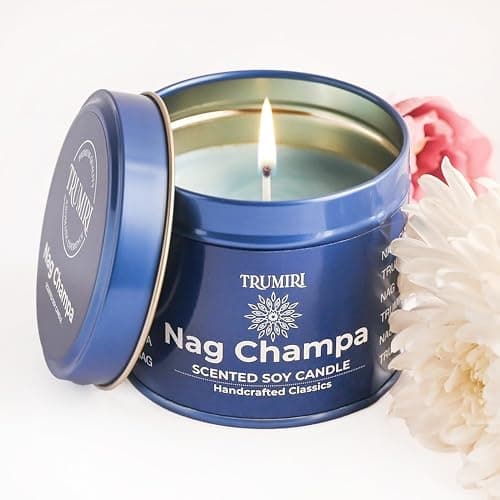 Nag Champa Scented Candle for Home and Wellness