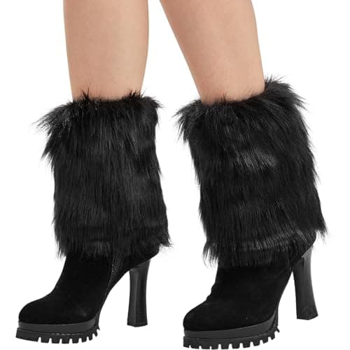 Nanxson Women's Fur Leg Warmers Cover Sleeves Winter TTW0071