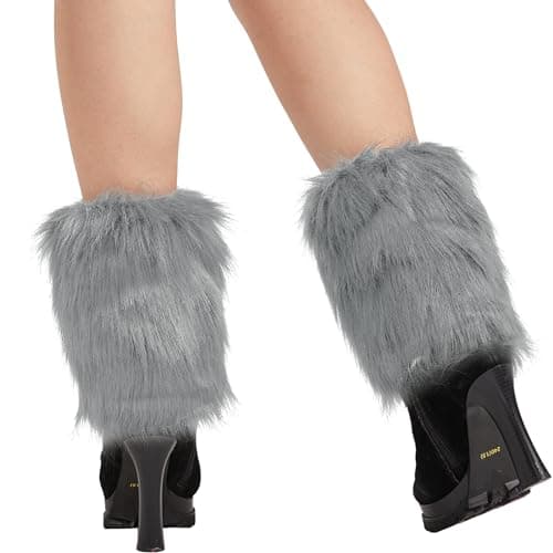 Nanxson Women's Fur Leg Warmers Cover Sleeves Winter TTW0071