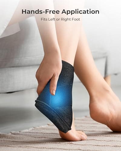 Koonie Ankle Ice Pack Wrap for Swelling, Plantar Fasciitis, Cold Therapy Sock Compression