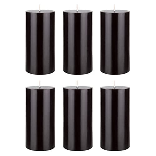 Premium Hand Poured Unscented White Pillar Candle, 3in x 6in, Home Décor
