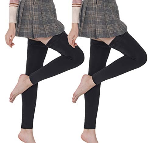 Women's Winter Over Knee Fleece-Lined Leg Warmers
