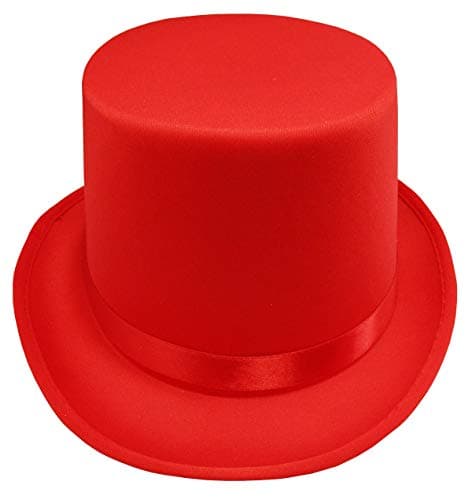 Nicky Bigs Novelties Satin Costume Top Hat for Adults Prom Tuxedo Formal Events