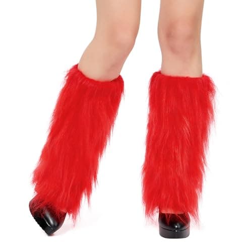 Century Star Warm Furry Leg Warmers for Women Halloween Costumes