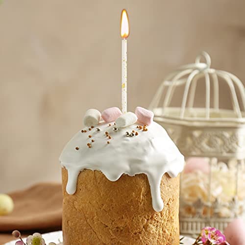 24pcs Long Thin Birthday Candles for Cake & Parties