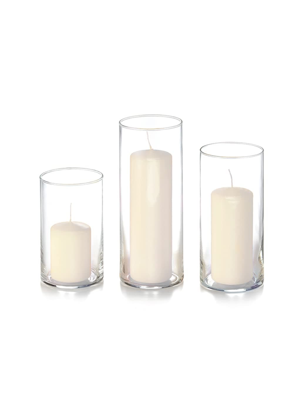 Yummi Ivory Slim Pillars & Cylinders Set of 36