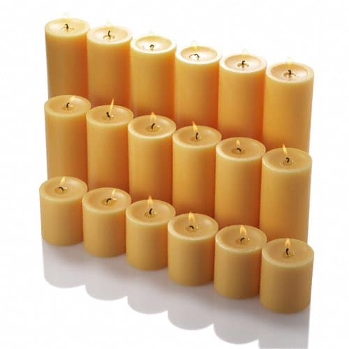 36 Black Pillar Candles for Richland Customers