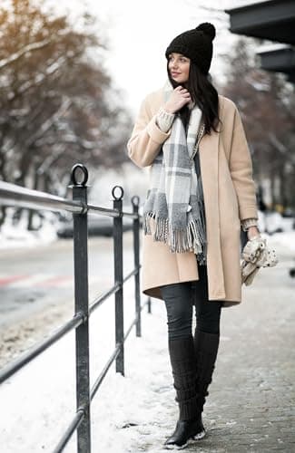 Winter Leg Warmers for Women - Ribbed Knit Boot Socks