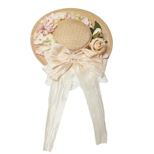 COSDREAMER Victorian Style Sun Hat for Women and Girls