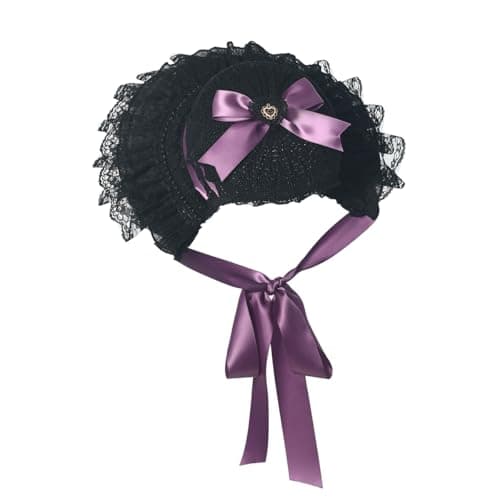 COSDREAMER Victorian Lace Flowers Sun Hat for Girls & Women