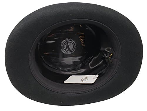 Different Touch 100% Wool Victorian Steampunk Top Hat with Leather Band