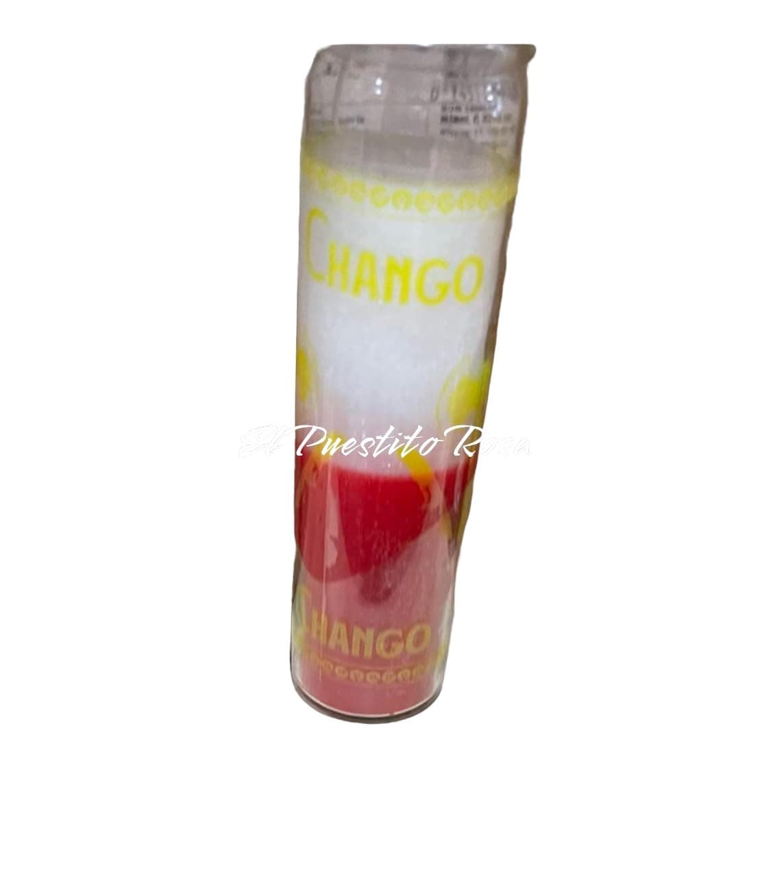 Orisha Chango 7 Day 2 Color Unscented Glass Candle
