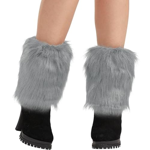 Nanxson Women's Fur Leg Warmers Cover Sleeves Winter TTW0071