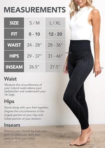 Conceited Fleece Lined Leggings for Women - Regular & Plus Sizes - Premium Fabric