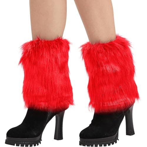 Nanxson Women's Fur Leg Warmers Cover Sleeves Winter TTW0071