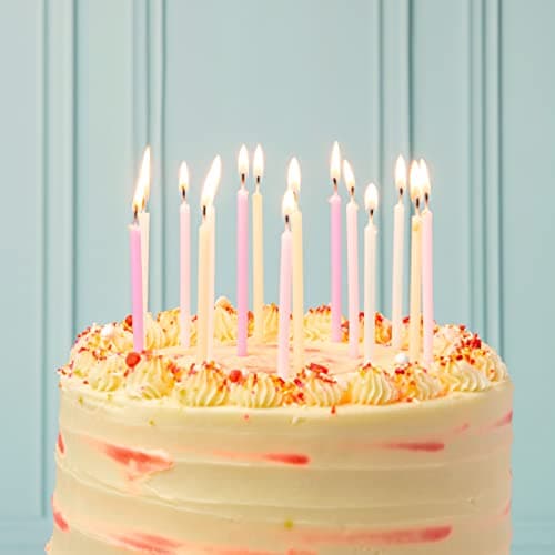 Talking Tables 16-Pack 10cm Pastel Birthday Candles