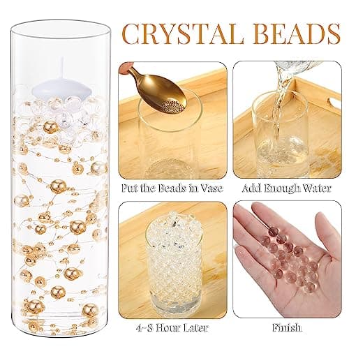 Shihanee 36 Set Glass Cylinder Vase for Centerpiece, Wedding Proposal