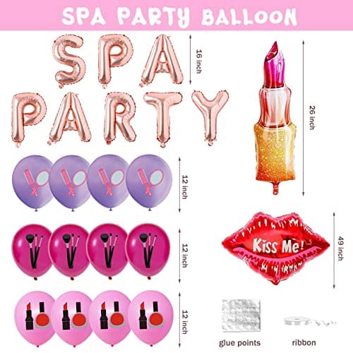 Spa Party Supplies for Girls