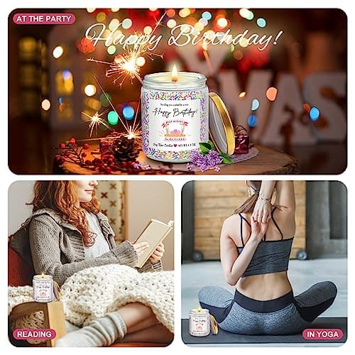 Happy Birthday Gifts for Women: Cake Candles & Best Friends