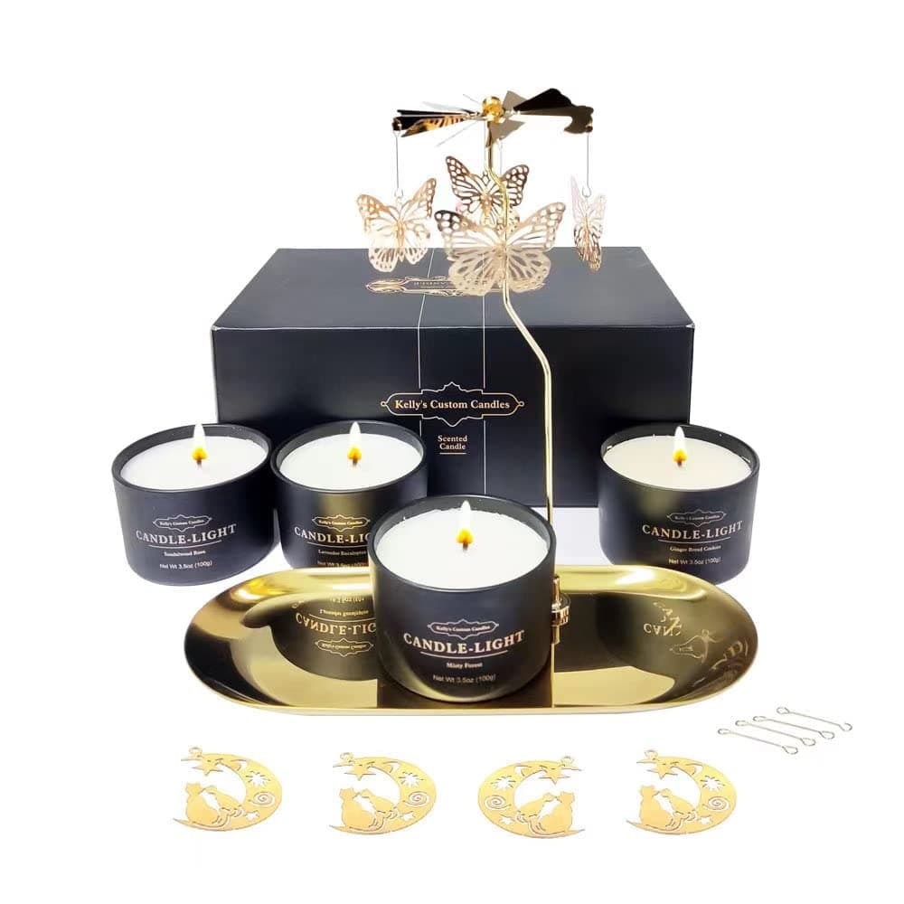 - Butterfly Gifts for Women
- Birthday Gifts for Mom
- Rotatable Candles (Cat+Butterfly) Gifts for Mom, Sister, Best Friend, Girlfriend
- Unique Gifts for Women Who Have Everything