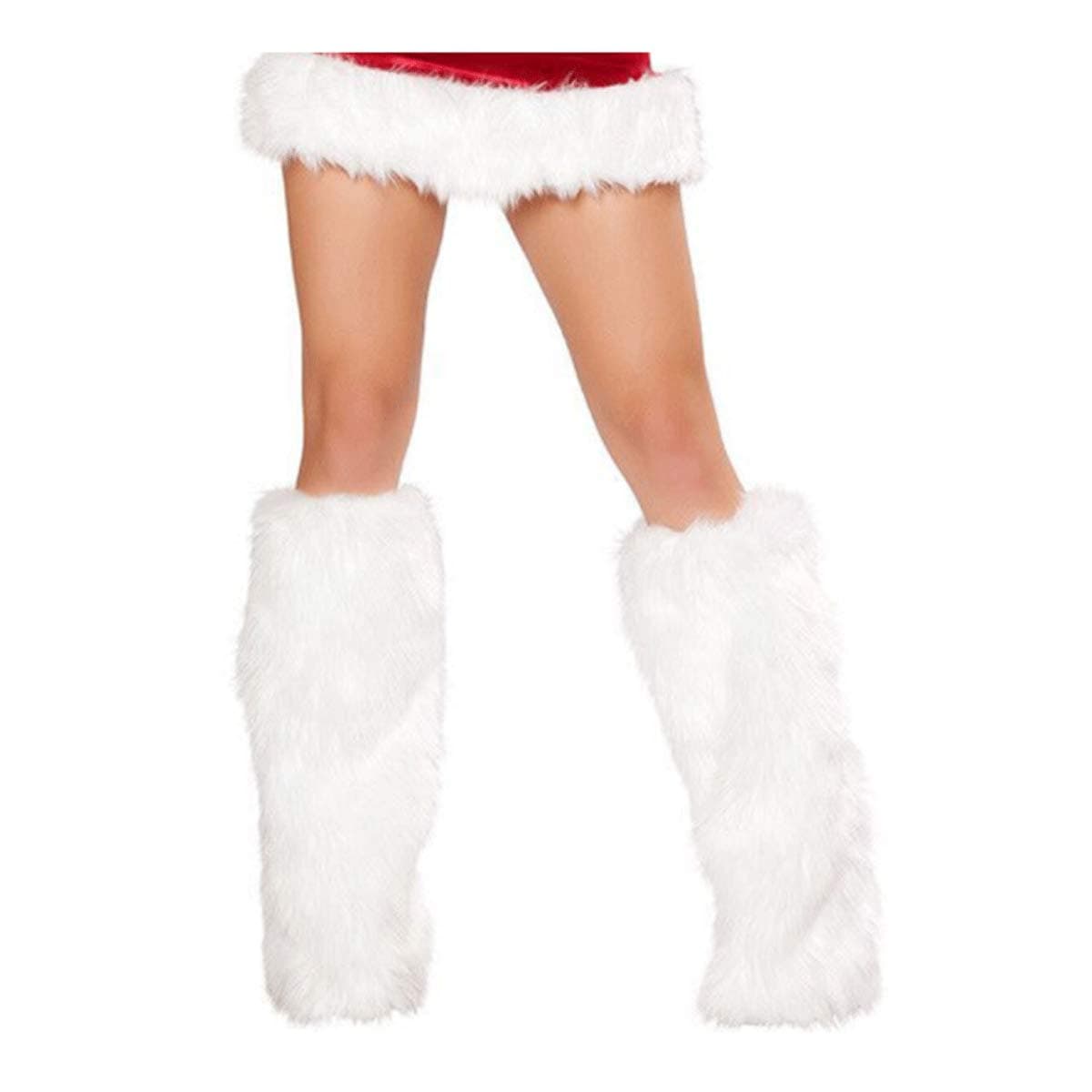 HiMeiping Cozy Faux Fur Leg Warmer Boot Cuff Cover