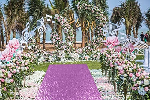 Sequin Runner Rug 2FTx15FT Wedding Aisle Runner