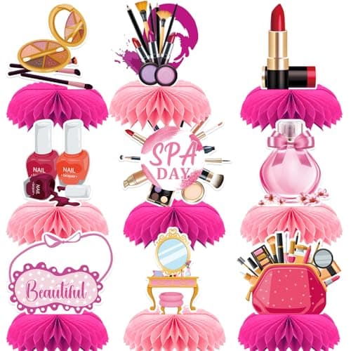 9-Piece Spa Birthday Party Decor Set for Girls