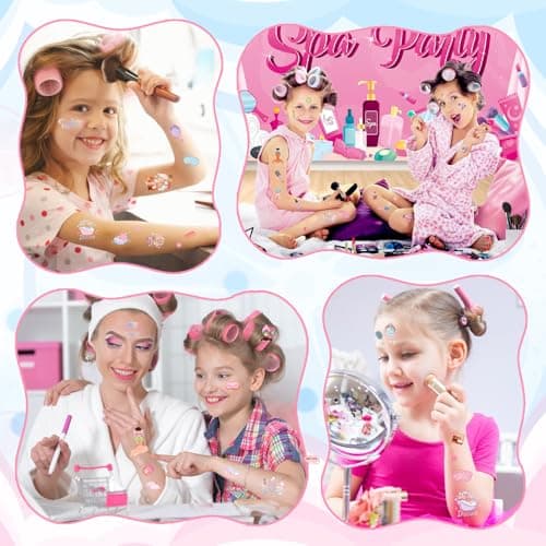 Spa Party Favors for Girls: Temporary Tattoos and Slumber Party Supplies
