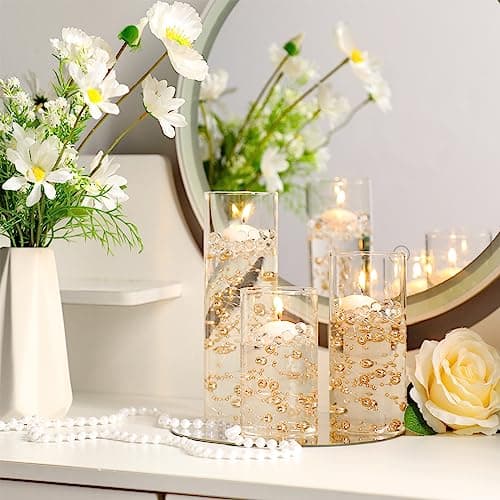 Shihanee 36 Set Glass Cylinder Vase for Centerpiece, Wedding Proposal