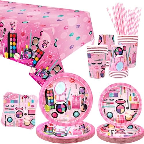 Spa Theme Party Tableware for Girls & Women - Serves 20 (20)