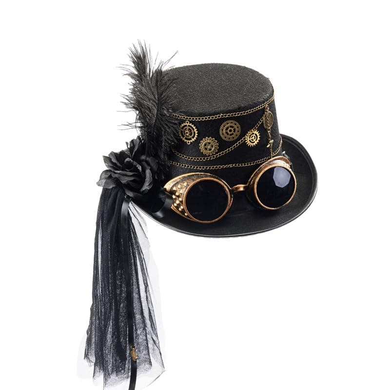BLESSUME Steampunk Top Hat for Halloween Party