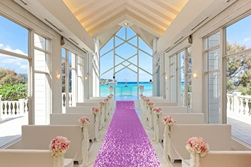 Sequin Runner Rug 2FTx15FT Wedding Aisle Runner