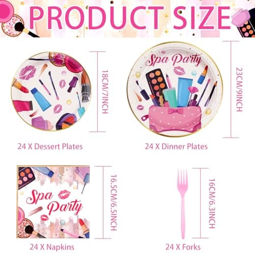 Spa Birthday Party Set for Kids Girls