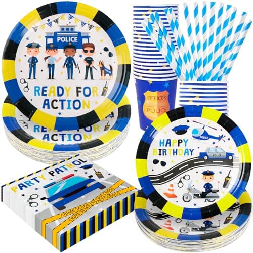 Spa Birthday Party Decorations, 120PCs Disposable Tableware | Relaxing Supplies for 24 Guests