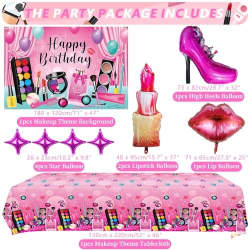 Spa Birthday Party Supplies for Girls and Women