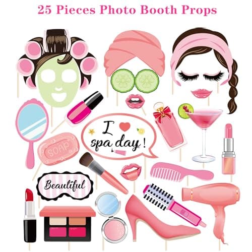 Simplified Party Supplies for Girls Spa Day