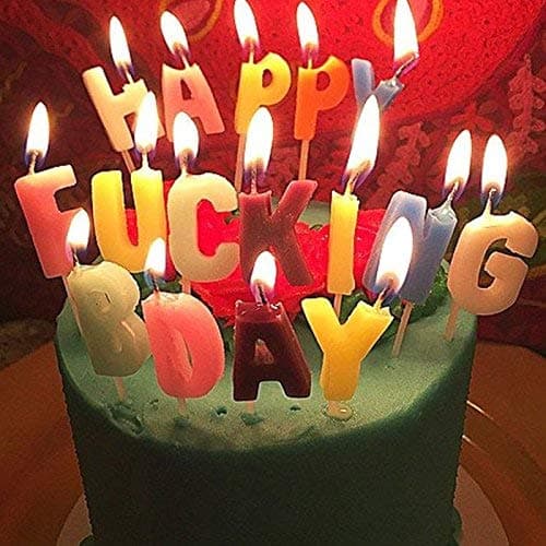 NPW Gifts W10084 Elegant Birthday Cake Candles