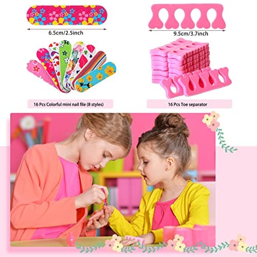 Pinkunn 192 Pcs Spa Party Supplies for Girls: Spa Favors, Accessories, and Gift Bags