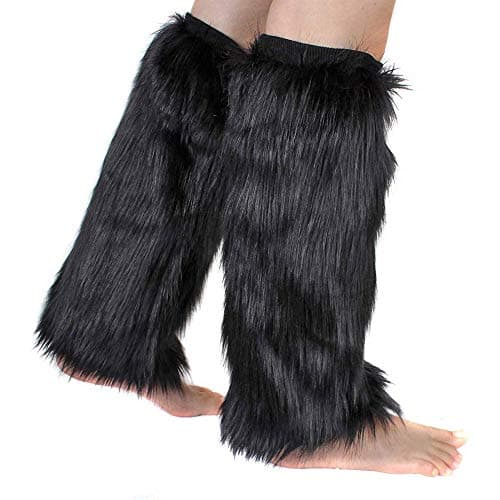 Barelove Women's Faux Fur Leg Warmers