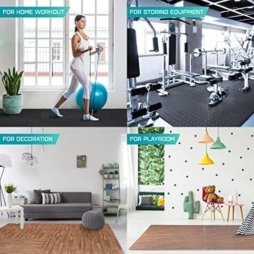 Puzzle Exercise Mat for Home Gym