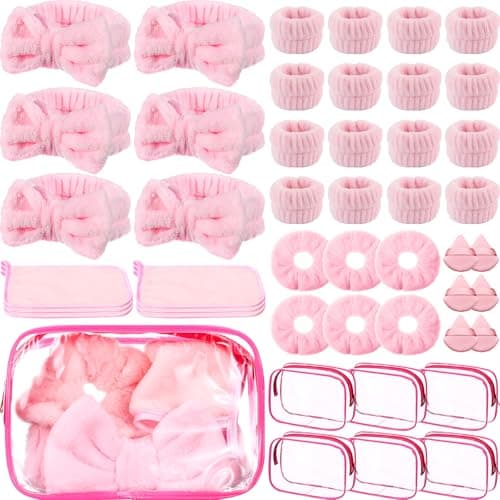 Hoteam Spa Sleepover Party Supplies for Girls: Makeup & Care Kit