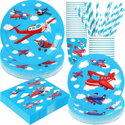 Spa Birthday Party Decorations, 120PCs Disposable Tableware | Relaxing Supplies for 24 Guests