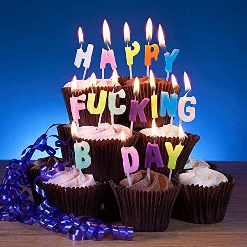 NPW Gifts W10084 Elegant Birthday Cake Candles