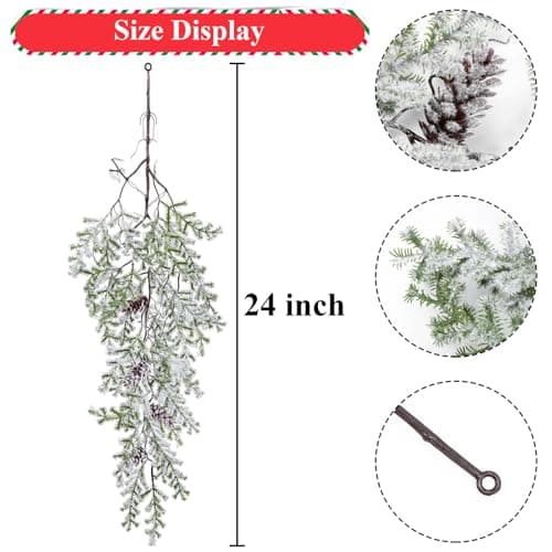 Christmas Teardrop Swags for Home Decor