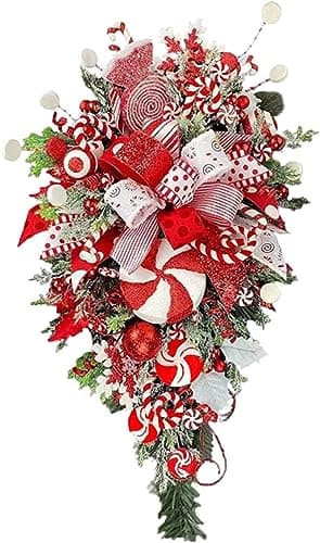 Christmas Door Swag Garland for Front Door Decor