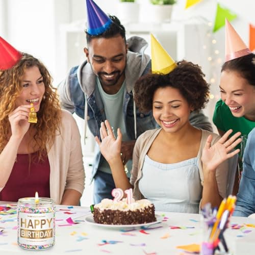 Vanilla Cream Birthday Candle for Women